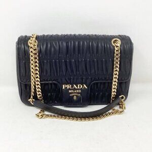 Prada #4TP7RA Nappa Gaufre Shoulder Bag